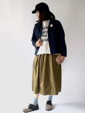 「アイテム（レッグウェア）」を使った、yumiさん（レディース・159cm・30代）の秋コーディネート