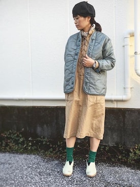 「アイテム（レッグウェア）」を使った、yumiさん（レディース・159cm・30代）の秋コーディネート