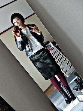 いしこさん（レディース・157cm）の冬コーディネート