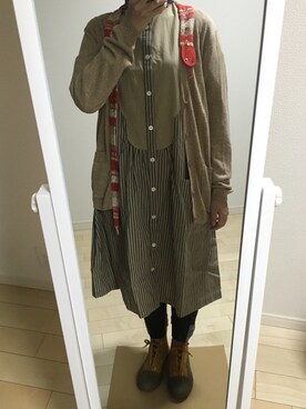 わさびさん（レディース・156cm）の秋コーディネート