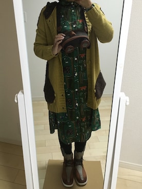 わさびさん（レディース・156cm）の秋コーディネート