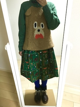 わさびさん（レディース・156cm）の冬コーディネート