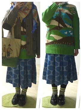 わさびさん（レディース・156cm）の春コーディネート