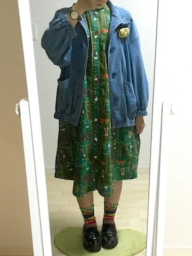 わさびさん（レディース・156cm）の春コーディネート