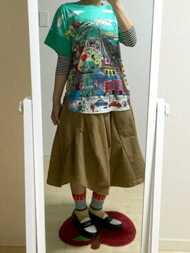 わさびさん（レディース・156cm）の春コーディネート