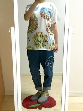 「FRAPBOIS half」｜わさびさん（レディース・156cm）の夏コーディネート