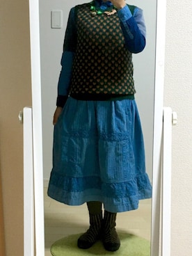 わさびさん（レディース・156cm）の冬コーディネート