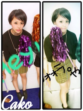 「FIG&VIPER（フィグアンドバイパー）のアイテム（その他）」を使った、✡☯Chⓐko☯✡さん（レディース・153cm）の秋コーディネート