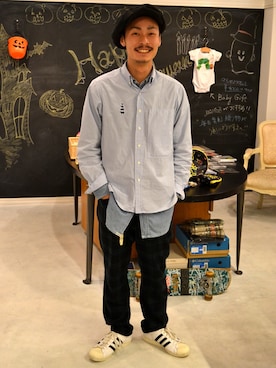 「.......RESEARCH（リサーチ）のアイテム」を使った、CENTRAL_Johnさん（メンズ・170cm）の秋コーディネート