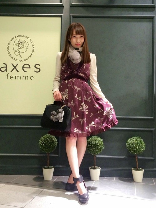 axes femme（HEP FIVE店）｜axes femmeのチュニックを使ったコーディネート WEAR