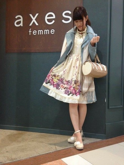 axes femme（axes femme）｜axes femmeのワンピースを使ったコーディネート WEAR