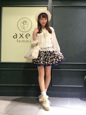 axes femmeさん(レディース・160cm)の冬コーディネート