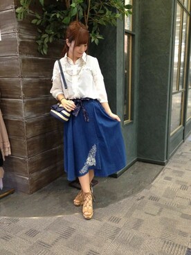 axes femmeさん（レディース・160cm）の春コーディネート