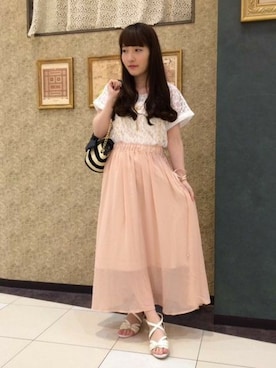 axes femmeさん（レディース・160cm）の春コーディネート