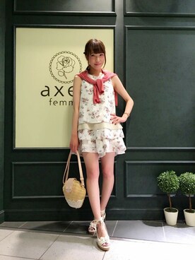 axes femmeさん(レディース・160cm)の春コーディネート