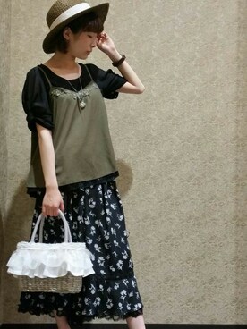 axes femmeさん(レディース・160cm)の夏コーディネート