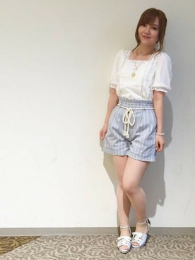 axes femmeさん（レディース・160cm）の夏コーディネート