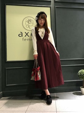 axes femmeさん（レディース・160cm）の秋コーディネート
