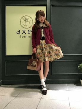 axes femmeさん（レディース・160cm）の秋コーディネート