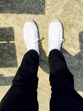 「CONVERSE（コンバース）のCONVERSE コンバース ジャック パーセル / JACK PURCEL（スニーカー）」を使った、ATSUTOさん（メンズ・173cm）の春コーディネート