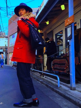 Renさんの（schott | ショット）を使ったコーディネート