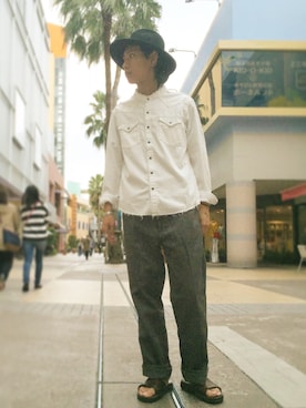 Renさん（メンズ・176cm）の春コーディネート