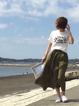 manaさん（レディース・156cm）の春コーディネート