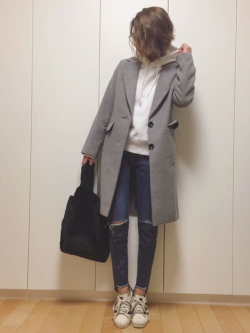 TODAYFULのアイテムを使った「カットオフデニム」の人気ファッション 