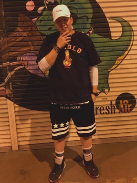 「Reasonのアイテム」を使った、ITOKINさん（メンズ・184cm）の春コーディネート