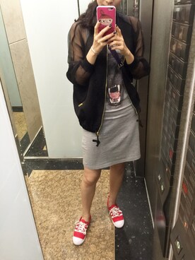 「DAZZLE（ダズル）のアイテム（ジャケット/アウター）」を使った、katy さん（レディース・168cm）の春コーディネート