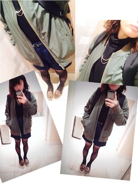 「HARE（ハレ）のアイテム（その他アウター）」を使った、harukariさん（レディース・153cm）の春コーディネート