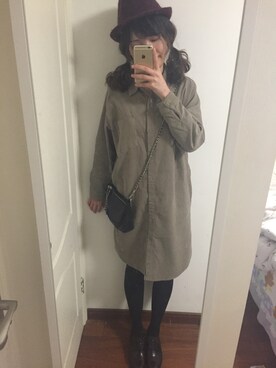 「stradivarius（ストラディバリウス）のアイテム（キャップ）」を使った、玉子さん（レディース・165cm）の春コーディネート