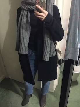 「STEFANEL（ステファネル）のアイテム」を使った、Qiuziさん（レディース・159cm）の秋コーディネート