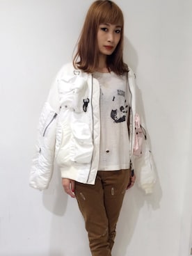 「LABRAT（ラブラット）のアイテム」を使った、seilaさん（レディース・164cm）の夏コーディネート