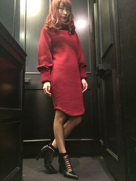 「SENSO Diffusion（センソディフュージョン）のアイテム」を使った、seilaさん（レディース・164cm）の秋コーディネート