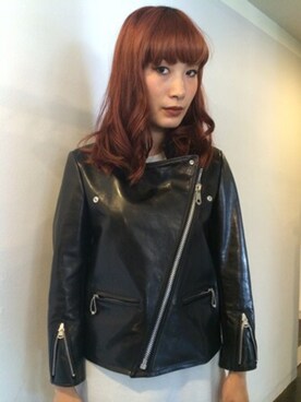 「cannabis_ladies」｜「アイテム（ライダースジャケット）」を使った、seilaさん（レディース・164cm）の秋コーディネート