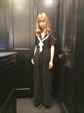 「cannabis_ladies」｜「アイテム（オールインワン・サロペット）」を使った、seilaさん（レディース・164cm）の冬コーディネート