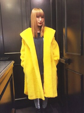 「k3&co.（ケイスリーアンドコー）のアイテム（ジャケット/アウター）」を使った、seilaさん（レディース・164cm）の冬コーディネート