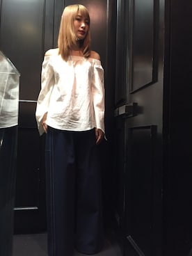 「UJOH（ウジョー）のアイテム」を使った、seilaさん（レディース・164cm）の春コーディネート