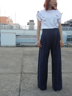 「UJOH（ウジョー）のアイテム」を使った、seilaさん（レディース・164cm）の夏コーディネート