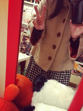 愛さん（レディース・154cm）の冬コーディネート