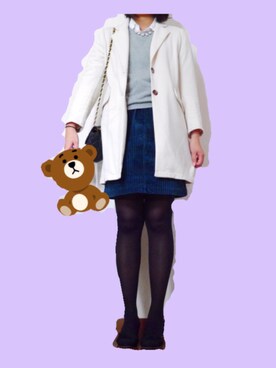 「Ray Cassin」｜「アイテム（チェスターコート）」を使った、yukiさん（レディース・171cm）の秋コーディネート