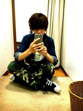 しのはら しゅんさん（メンズ・168cm）の夏コーディネート