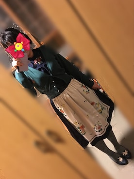 「F i.n.t（フィント）のアイテム（その他アウター）」を使った、あずきさん（レディース・169cm）の春コーディネート