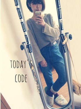 ぴーさん。さん（レディース・152cm）の冬コーディネート