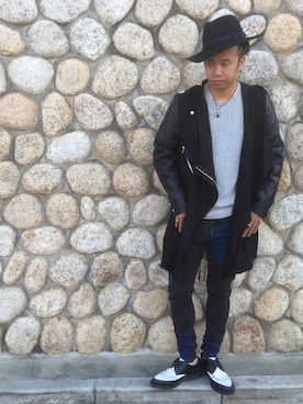 「ZARA（ザラ）のアイテム（モッズコート）」を使った、heatJBさん（メンズ・167cm）の秋コーディネート