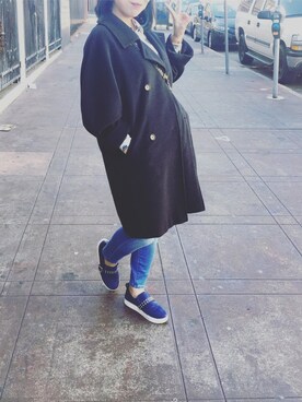 「Marc by Marc Jacobs（マークバイマークジェイコブス）のアイテム（スニーカー）」を使った、looocyさん（レディース・168cm）の秋コーディネート