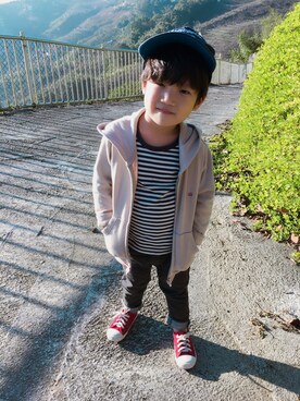 HenryLinさん（キッズ・100cm）の冬コーディネート