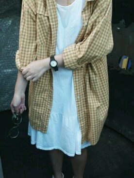 「planet（planet）のアイテム（ワンピース/ドレス）」を使った、hanyunさん（レディース・160cm）の夏コーディネート