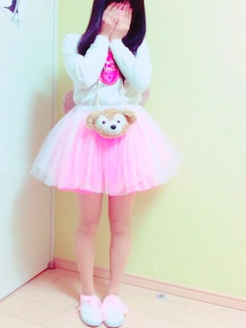 「Decorative（デコラティブ）のアイテム」を使った、︎︎☺︎ ゆぅちゃむ ︎︎☺︎さん（レディース・155cm）の春コーディネート